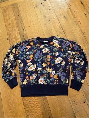 Footlocker LCKR Unisex Crew Floral Crop Sweatshirt Size SMALL